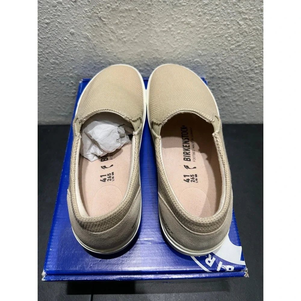 Birkenstock Oswego Knit Suede Sand EU 41 US L10 M8 Womens Mens